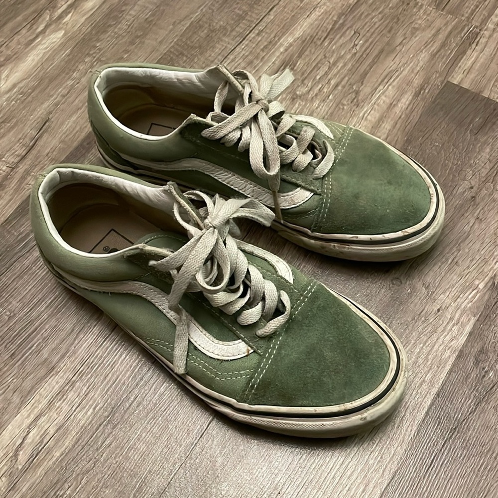 Mint green high top Vans m5 / w6.5